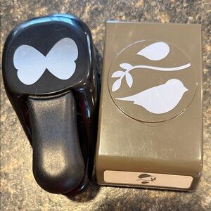 Stampin up Butterfly and Bird Craft Punch Set